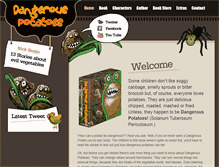 Tablet Screenshot of dangerouspotatoes.com